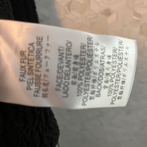 Lucky Brand Faux Fur Shearling Black Jacket - Picture 7 of 11